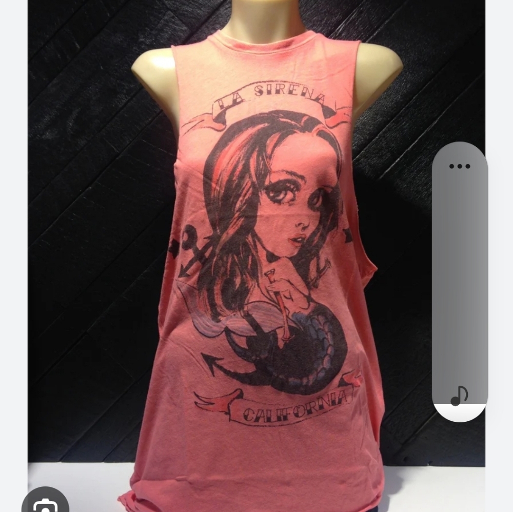 Iron Fist Peach Mermaid Tank Top